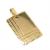 Pingente em ouro amarelo 18k - Placa
