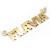 Pingente "meu nome" em ouro 18k - para de 6 a 10 let