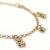Pulseira em ouro amarelo 18k - Urso e Coracao
