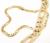 Pulseira de ouro amarelo 18k - Elos 4 + 1
