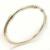 Bracelete em ouro 18k - Argolas polida 3 cores