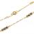 Pulseira de bolinhas infantil em ouro 18k