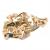 Pulseira de ouro amarelo 18k - Mod cadeado achatado