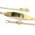 Pulseira em ouro 18k - Chapa crian�a