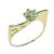 Anel em ouro amarelo 18k com diamantes