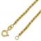Cord�o de ouro amarelo 18k - Tipo corda - 45 cm