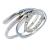 Anel em ouro branco 18k com brilhantes