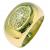 Anel em ouro amarelo 18k com diamantes