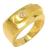Anel em ouro amarelo e branco 18k