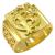 Anel masculino em ouro 18k - Monograma 18 gramas
