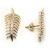 Brinco de ouro amarelo 18k com diamantes