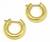 Argola em ouro amarelo 18k