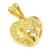 Cora��o em ouro 18k com brilhantes