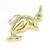 Golfinho em ouro 18k