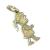 Pingente em ouro amarelo 18k - Menina