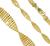 Pulseira de ouro amarelo 18kts - Esteira torcida