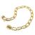 Pulseira de ouro amarelo 18kts - Semi oca