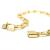 Pulseira de ouro amarelo 18kts - Semi oca