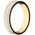 Alian�a de ouro amarelo e branco 18k-Unidade