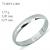 Alian�a de ouro branco 18k - Pre�o unit�rio