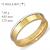 Alian�a em ouro branco e amarelo 18k - Unidade