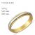 Alian�a em ouro branco e amarelo 18k - Unidade