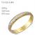 Alian�a ouro amarelo e branco 18k - Unidade