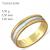 Alian�a de ouro branco e amarelo 18k- Unidade