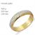 Alian�a ouro branco e amarelo 18k - Unidade
