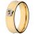 Alian�a ouro 18k c/ brilhantes - Pre�o unit�rio