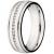 Alian�a em ouro branco 18k com brilhante-Unidade