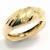 An�is em ouro amarelo 18k - J�ia trabalhada