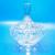 Bombonierre de cristal Polon�s Violetta de 19 cm