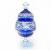 Bomboni�rre de cristal Azul San Carlos 32 cm
