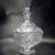 Bomboni�re de cristal Polon�s de 21 cm