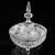 Bomboni�re de cristal Bohemia de 21 cm