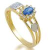 Anel formatura em ouro 18k - Diamantes e P. Natural
