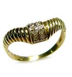 Anel em ouro 18k c/ brilhantes - 1ANO0153 Anel em ouro 18k c/ brilhantes - 1ANO0153