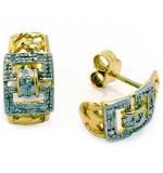 Brinco em ouro 18k feminino com brilhantes Brinco em ouro 18k feminino com brilhantes