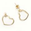 Brinco em ouro 18k feminino - Coração Brinco em ouro 18k feminino - Coração