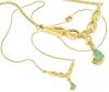 Gargantilha em ouro 18k - Feminina - com esmeralda e diamantes Gargantilha em ouro 18k - Feminina - com esmeralda e diamantes