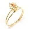 Anel em ouro 18k com diamantes e rubi - 2ABR0026 Anel em ouro 18k com diamantes e rubi - 2ABR0026