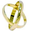 Par de alian�as em ouro 18k