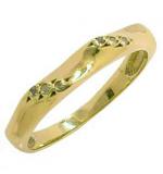 Anel em ouro 18k com diamantes