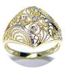 Anel em ouro 18k c/ brilhantes