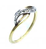 Anel em ouro 18k com brilhantes - 2ANB0192 Anel em ouro 18k com brilhantes - 2ANB0192
