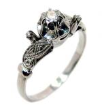 Anel de ouro branco18k com brilhantes - 2ANB0364 Anel de ouro branco18k com brilhantes - 2ANB0364