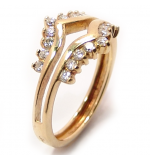 Anel em ouro 18k com brilhantes - 2ANB0377 (Produto Esgotado) Anel em ouro 18k com brilhantes - 2ANB0377 (Produto Esgotado)