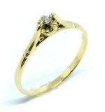 Solitário em ouro amarelo 18k - 2ANB0386 Solitário em ouro amarelo 18k - 2ANB0386