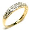 Anel em ouro amarelo e branco 18k